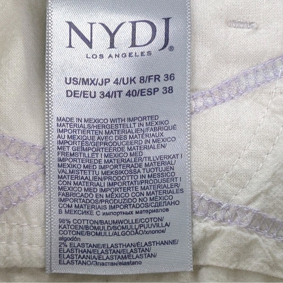 NYDJ Alina Convertible Ankle Jeans Size 4 Women's - Picture 10 of 13